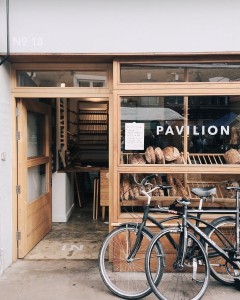 bakery and two bikes