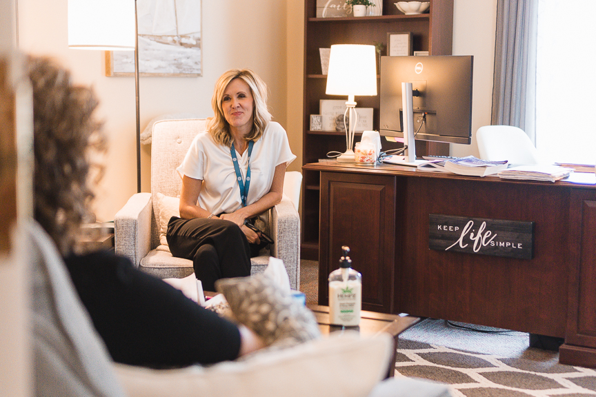 people in waiting room